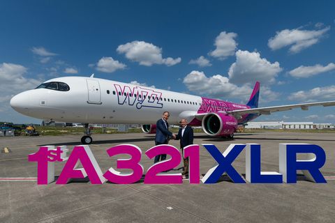 First A321XLR Wizz Air Delivery