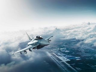 Eurofighter Typhoon flying Eurofighter Typhoon flying