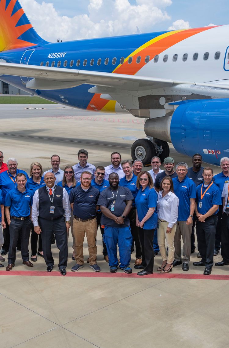 Allegiant Air - 1st Delivery of an A320 produced in Mobile, Alab Allegiant Air - 1st Delivery of an A320 produced in Mobile, Alab