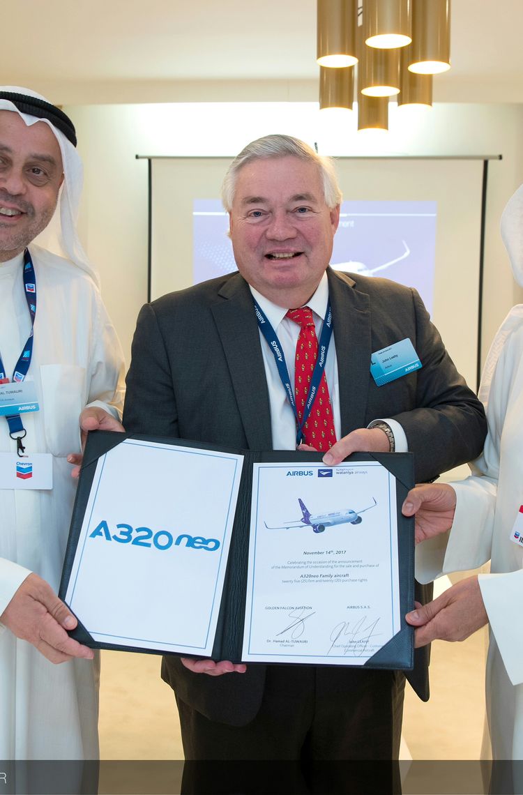 Wataniya Airways Announcement - Day 3 - Dubai Airshow 2017 Wataniya Airways Announcement - Day 3 - Dubai Airshow 2017