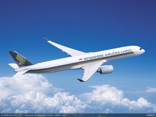 A350F Singapore Airlines cargo - rendering A350F Singapore Airlines cargo - rendering