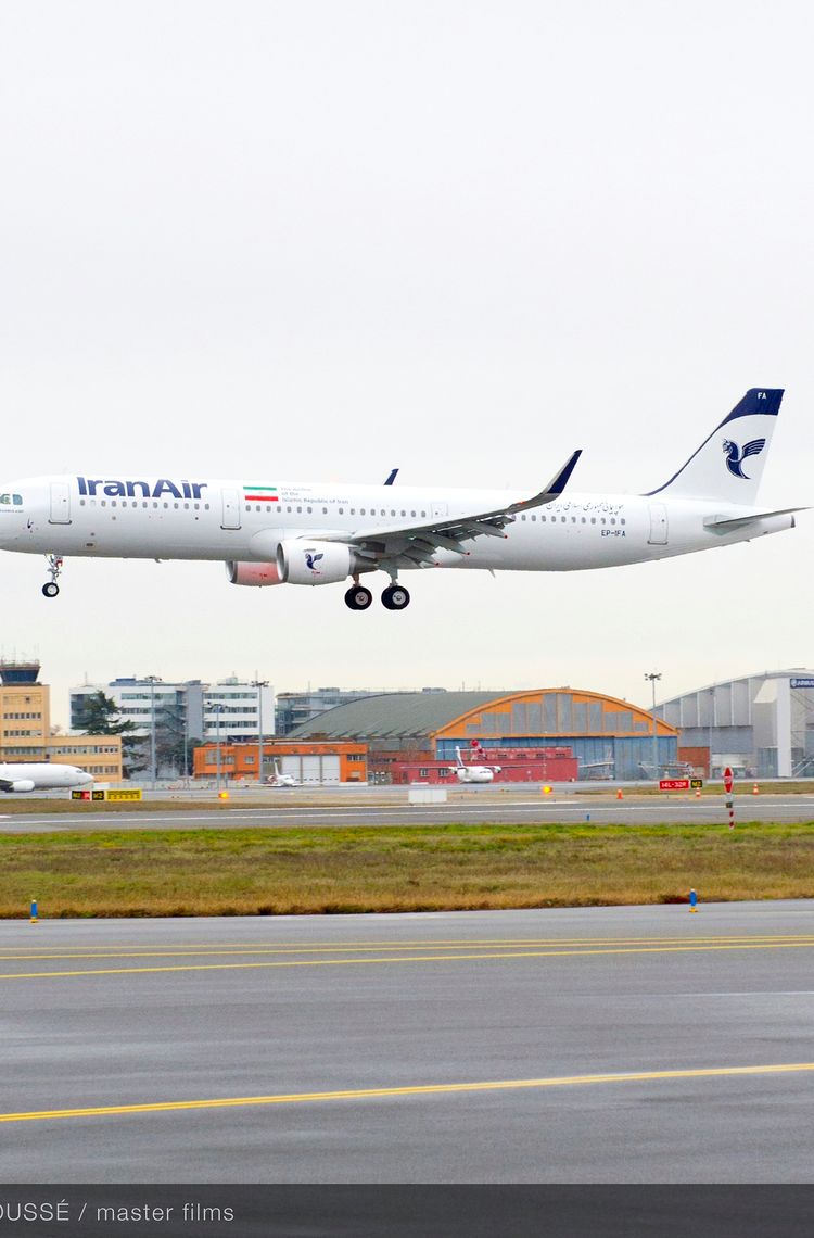1st A321 to Iran Air landing 1st A321 to Iran Air landing