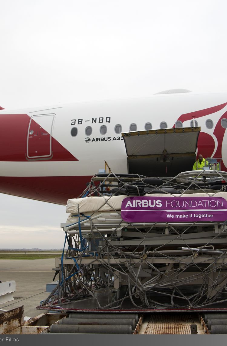 Airbus Foundation And Air Mauritius Ferry Flight Airbus Foundation And Air Mauritius Ferry Flight