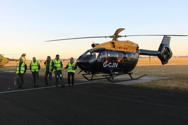 First UKMFTS H135 Juno and H145 Jupiter Arrive in Britain First UKMFTS H135 Juno and H145 Jupiter Arrive in Britain