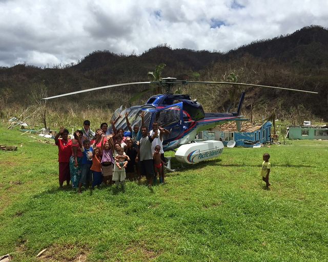 Airbus Helicopters Foundation supports Fiji in the aftermath of tropical cyclone Winston Airbus Helicopters Foundation supports Fiji in the aftermath of tropical cyclone Winston