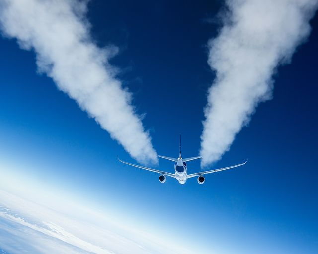 Aircraft contrails Aircraft contrails