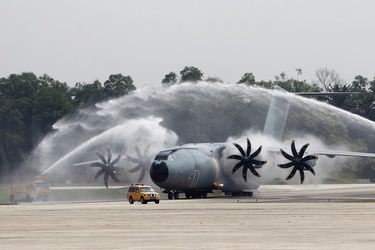 Humanitarian delivery flight of the fourth A400M to the RMAF (I) Humanitarian delivery flight of the fourth A400M to the RMAF (I)