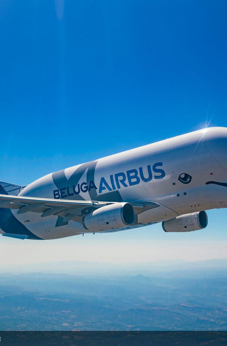 BelugaXL in flight BelugaXL in flight