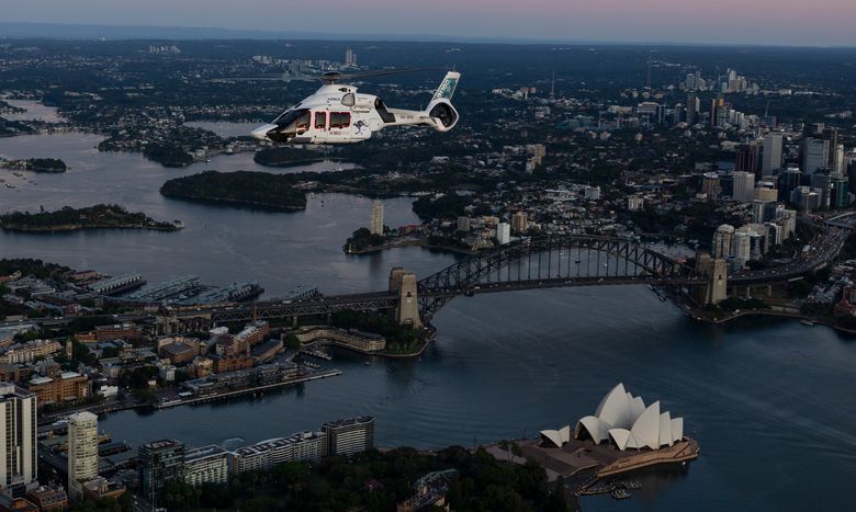 Airbus H160 during demo tour in Australia Airbus H160 during demo tour in Australia