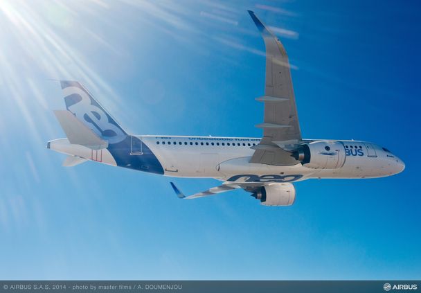 A320neo first flight air to air 3