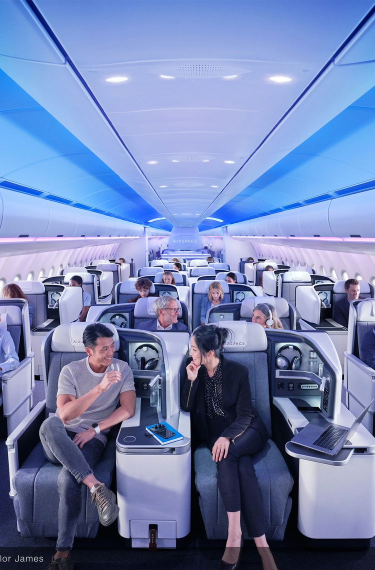 A330 Airspace Business Class cross-section pax V2 A330 Airspace Business Class cross-section pax V2