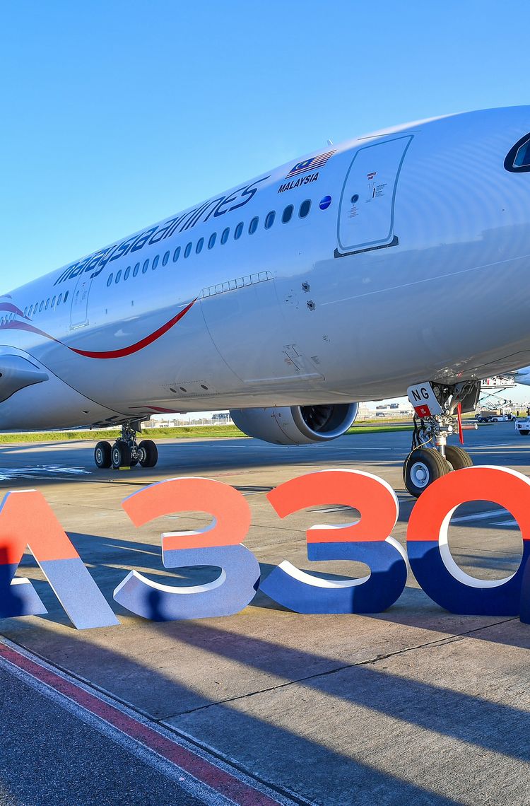 A330neo Malaysia Airlines delivery with letters A330neo Malaysia Airlines delivery with letters