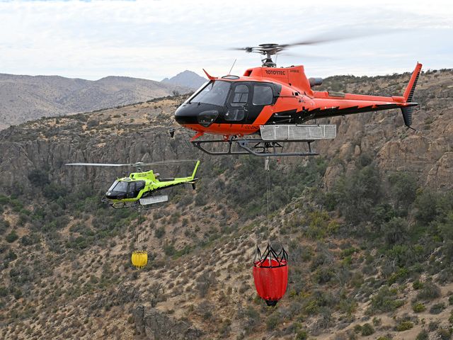 Rotortec's H125s equipped for firefighting mission Rotortec's H125s equipped for firefighting mission