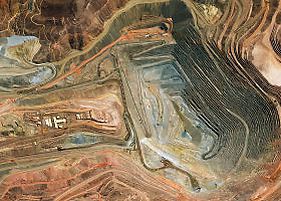 PerúSAT-1 satellite image from copper open mine Cuajone PerúSAT-1 satellite image from copper open mine Cuajone