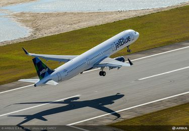 First U.S.-produced A320 Family aircraft takes flight_1 First U.S.-produced A320 Family aircraft takes flight_1