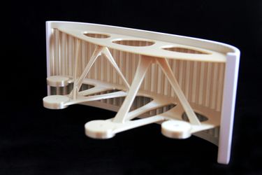 3D-printed spacer panel 2 3D-printed spacer panel 2