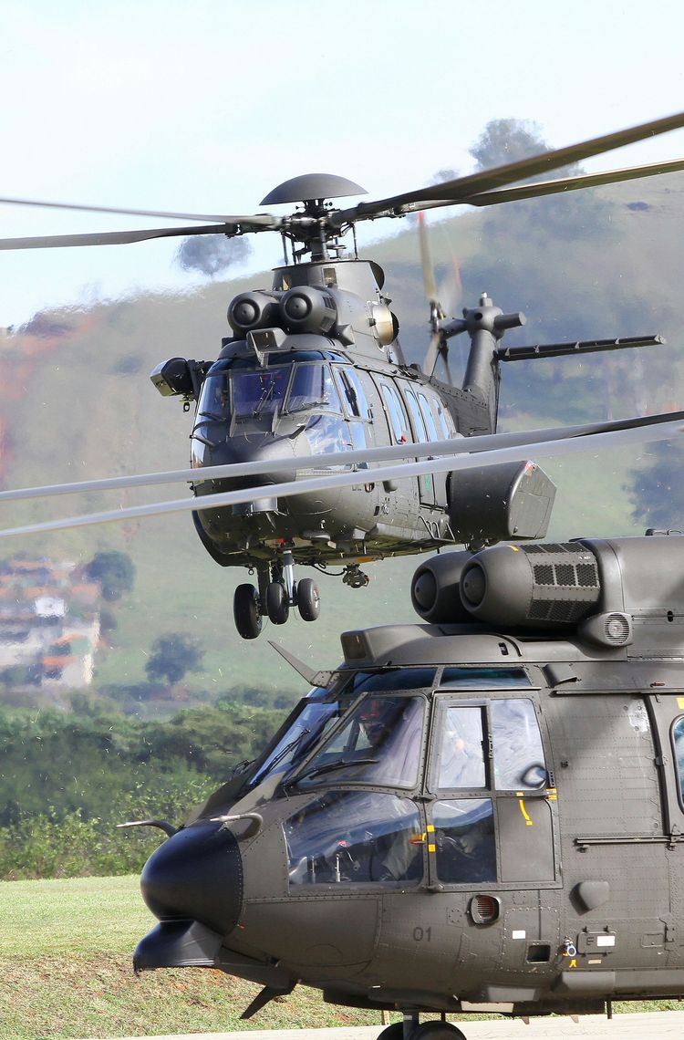 Two H225M helicopters Two H225M helicopters