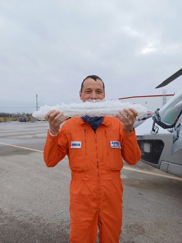 Marc Prunel, Experimental Test Pilot, shares an example of continuous icing accrued during flight test Marc Prunel, Experimental Test Pilot, shares an example of continuous icing accrued during flight test