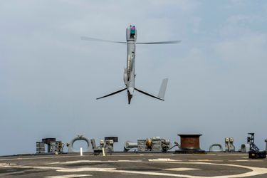 USS Paul Hamilton IMX23 Operations, Copyright © Petty Officer 2nd Class Elliot Schaudt Flexrotor launch off of the USS Paul Hamilton, Copyright © Petty Officer 2nd Class Elliot Schaudt