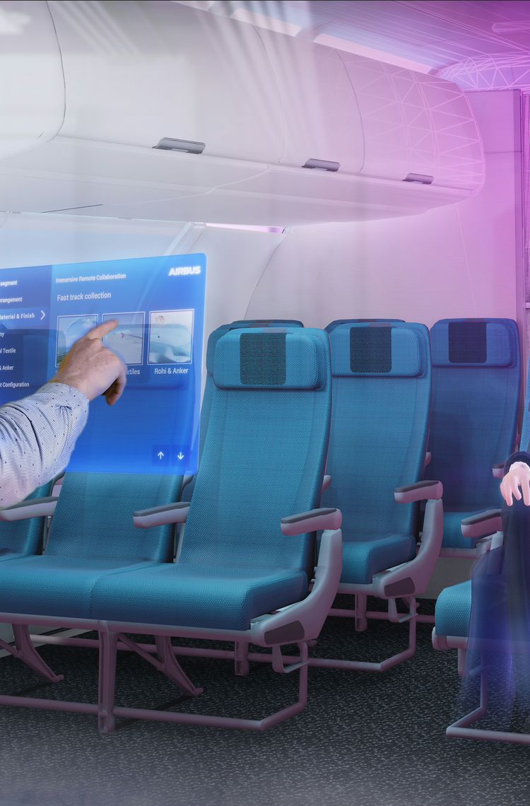 Airbus immersive remote collaboration concept Airbus immersive remote collaboration concept