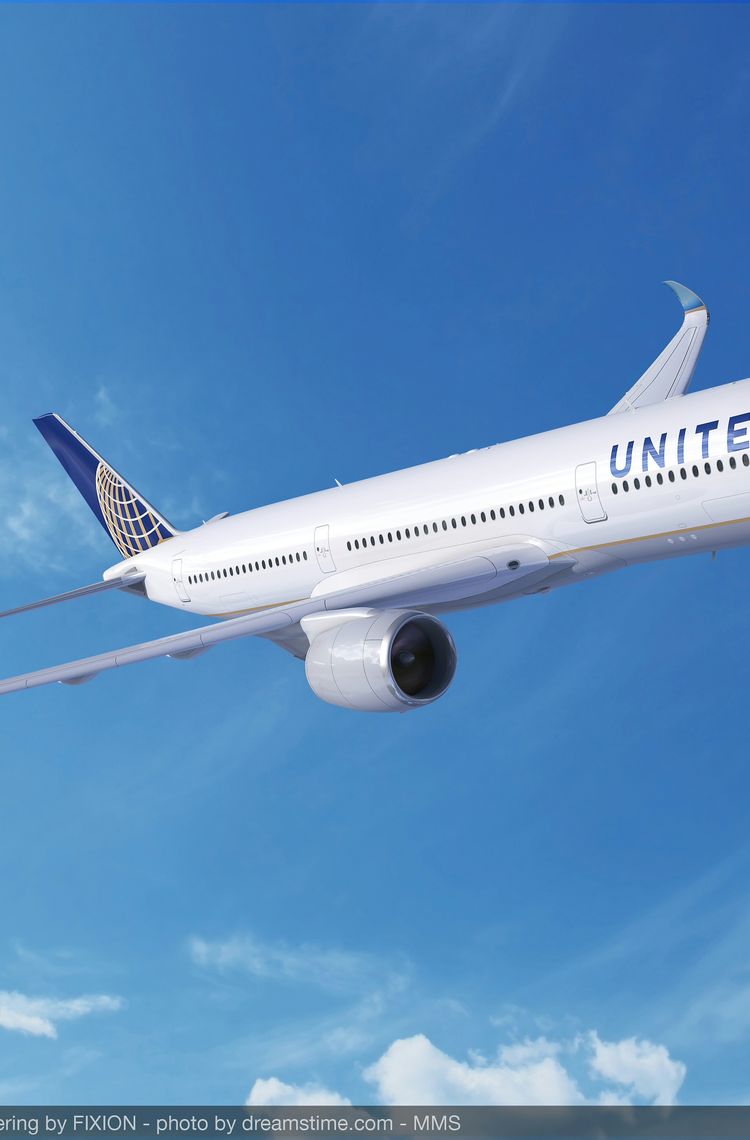 United Airlines’ A350-900 United Airlines’ A350-900