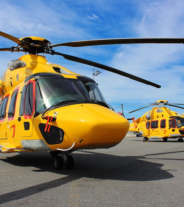 NHV's Airbus helicopters NHV's Airbus helicopters