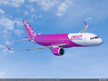 A320neo_Peach Aviation A320neo_Peach Aviation
