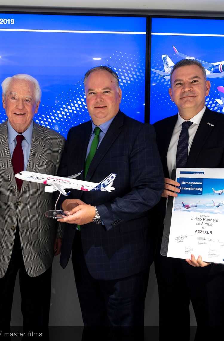 Indigo Partners MoU for A321XLRs – Paris Air Show 2019 – Day 3 Indigo Partners MoU for A321XLRs – Paris Air Show 2019 – Day 3