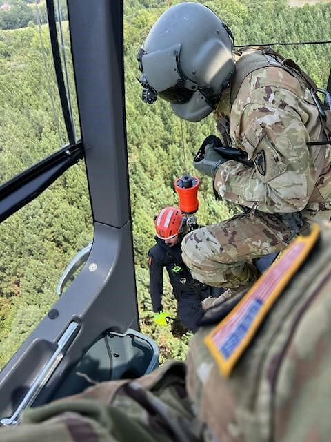 National Guard rescue operation with UH-72 Lakota National Guard rescue operation with UH-72 Lakota