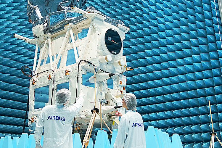 EarthCare surpasses electromagnetic tests 02 EarthCare surpasses electromagnetic tests 02
