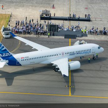 A220 reveal: first arrival in Airbus livery 4 A220 reveal: first arrival in Airbus livery 4