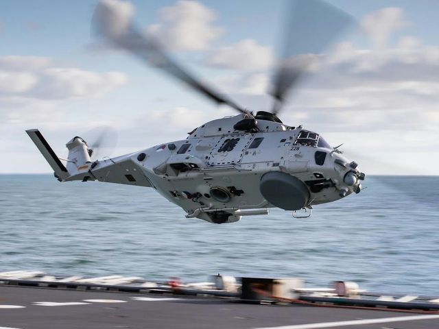 NH90 in flight NH90 in flight