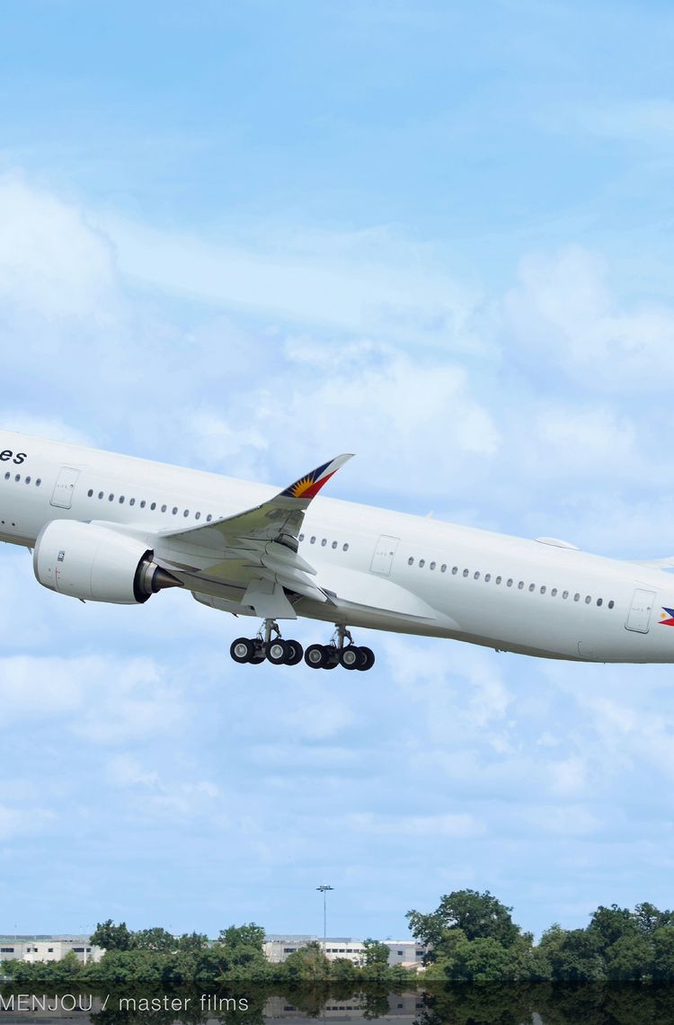 A350 900 Philippines Airlines Take Off A350 900 Philippines Airlines Take Off
