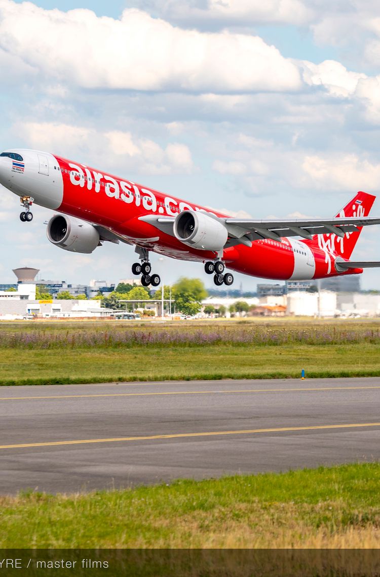 Takeoff of AirAsia X Thailand A330neo Takeoff of AirAsia X Thailand A330neo