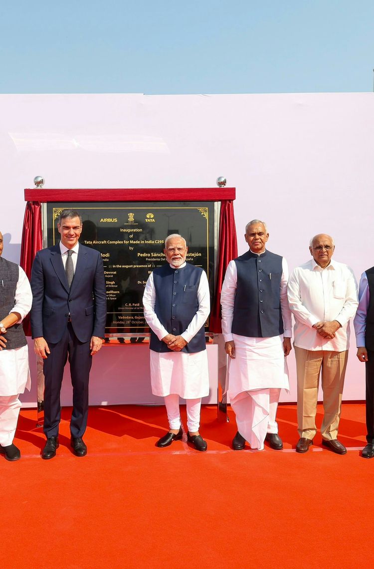 Tata Advanced Systems and Airbus inaugurate C295 Final Assembly Line in Vadodara, India Tata Advanced Systems and Airbus inaugurate C295 Final Assembly Line in Vadodara, India