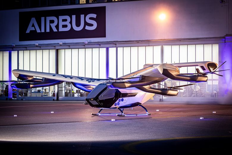 Three-quarter view of CityAirbus NextGen Three-quarter view of CityAirbus NextGen