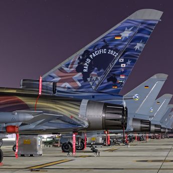German Eurofighter deployment for exercise Rapid Pacific 2022 German Eurofighter deployment for exercise Rapid Pacific 2022