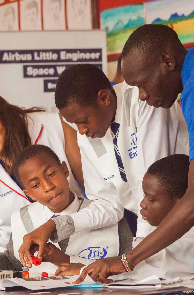 Airbus Foundation TLE Africa Students Airbus Foundation TLE Africa Students