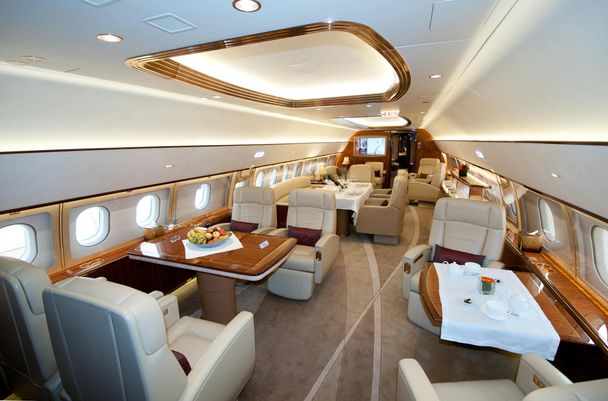 ACJ319 Airbus Comlux cabin lounge