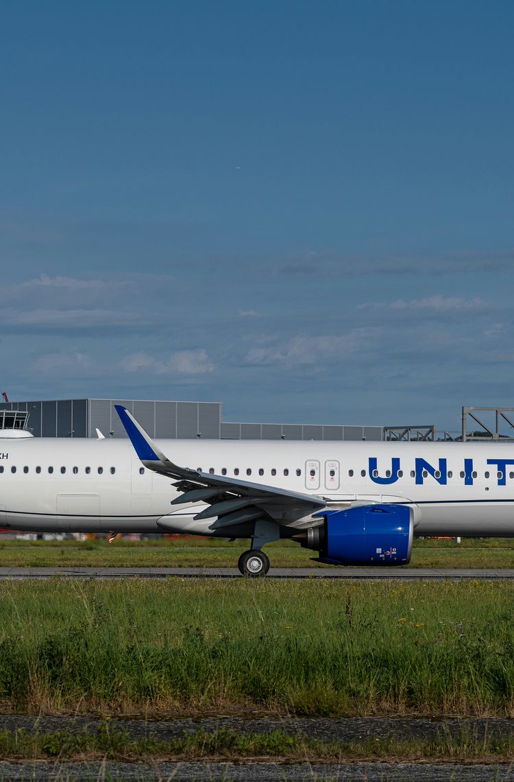 United A321neo test flight United A321neo test flight