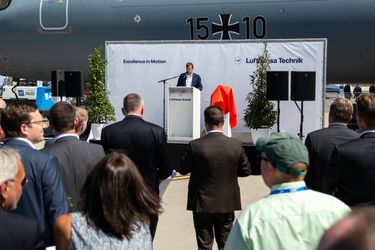 ILA Berlin air show 2022 - Lufthansa Technik hands over first Airbus A321LR to the German armed forces ILA Berlin air show 2022 - Lufthansa Technik hands over first Airbus A321LR to the German armed forces
