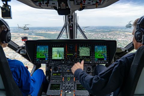 H160 above Paris H160 above Paris