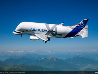 BelugaXL First Flight - In flight BelugaXL First Flight - In flight