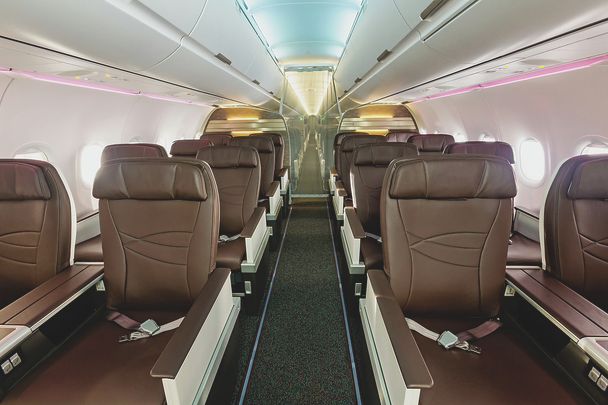 Hawaiian Airlines’ A321neo, interior 1