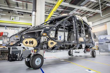 The central fuselage of the first H160M prototype was shipped from Donauwörth. The central fuselage of the first H160M prototype was shipped from Donauwörth
