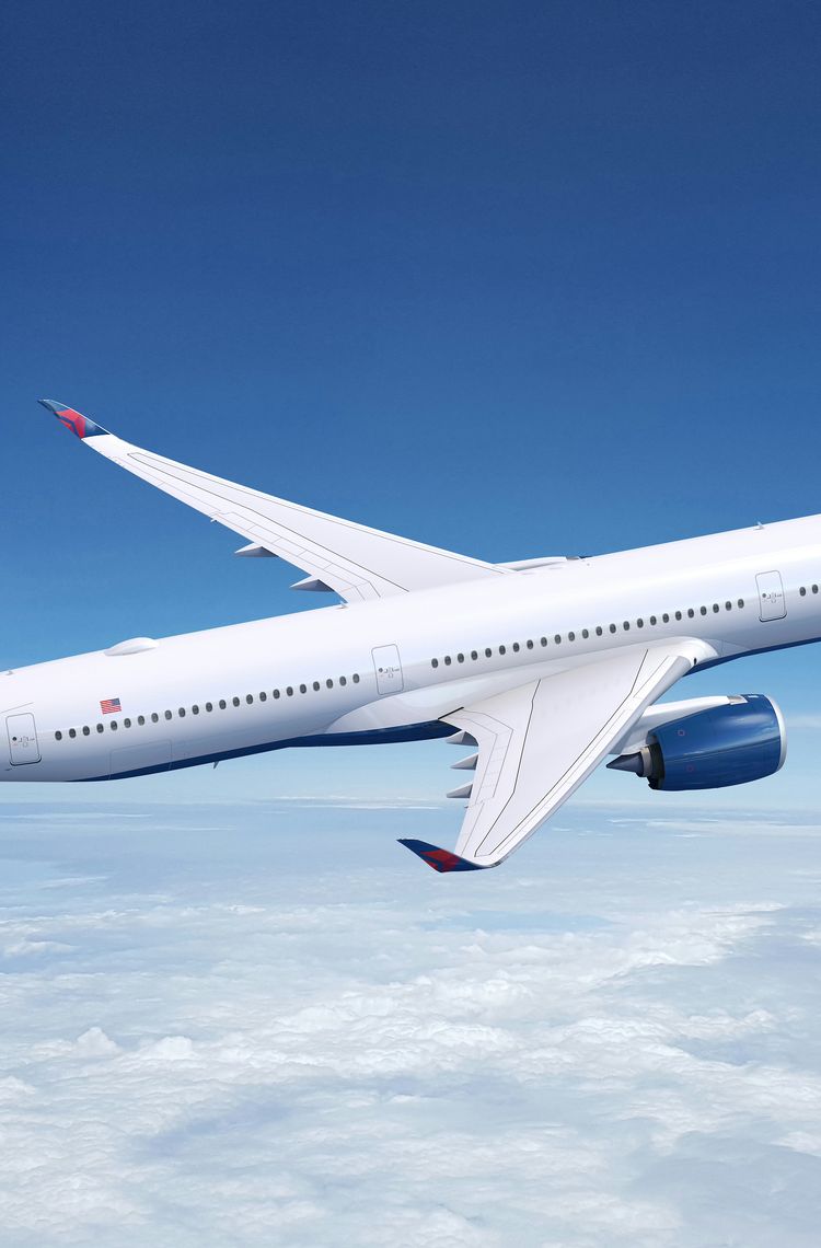 Delta Air Lines A350-1000 In Flight Delta Air Lines A350-1000 In Flight