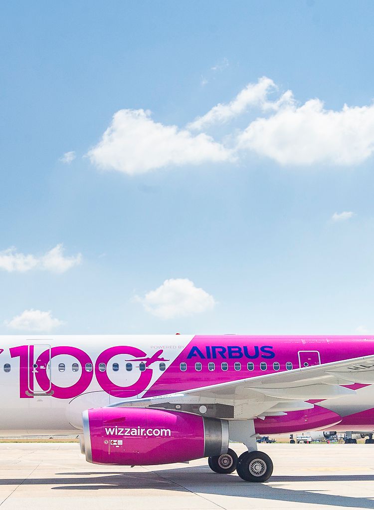 Wizz Air 100th A320 Family aircraft delivery Wizz Air 100th A320 Family aircraft delivery