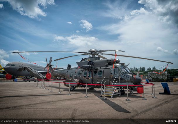 Singapore Airshow 2022 - H225M on static