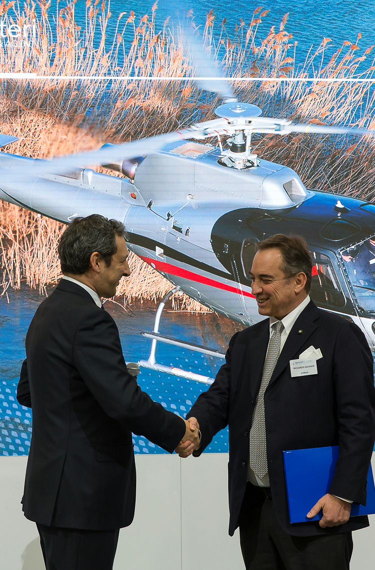 Elicotteri signs for two H125 Elicotteri signs for two H125