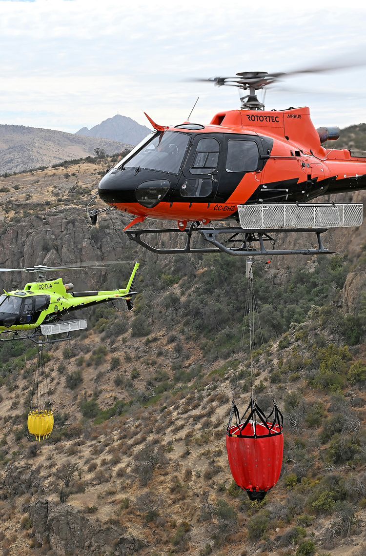 Rotortec's H125s equipped for firefighting mission Rotortec's H125s equipped for firefighting mission